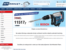 Tablet Screenshot of hitmarket.cz